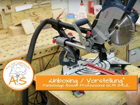 Unboxing / Vorstellung Paneelsäge Bosch Professional GCM 8 SJL